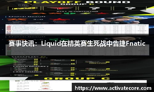 赛事快讯：Liquid在精英赛生死战中告捷Fnatic
